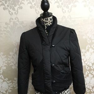 PA Originals Black Corduroy look coat.